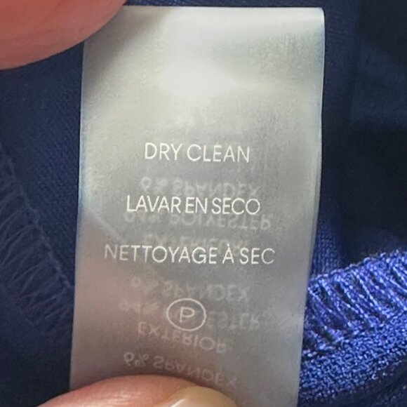 Calvin Klein Womens Royal Blue Sleeveless Sheath Dress SZ 8 Old Money Preppy - Picture 7 of 9